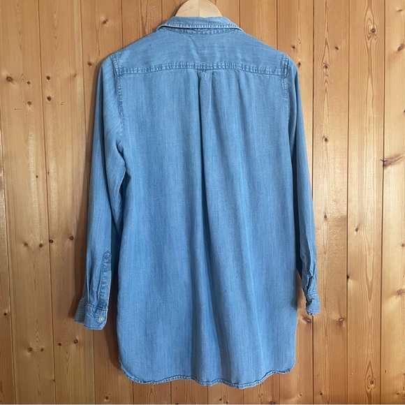 Gap Chambray Maternity Button Shirt - Picture 4 of 4